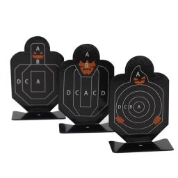 Tiro tático alvo definido, durável metal alvo, Airsoft prática, caça, 3pcs por lote - Image 1
