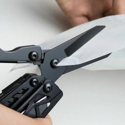 Xiaomi-NexTool Black Knight Ferramentas de acampamento multifunções, faca de sobrevivência ao ar livre, alicate dobrável, tesoura, kit de ferramentas multiferramenta de mão - Image 3