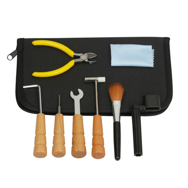 Kit Completo de Manutenção e Reparação de Guitarras com Ferramentas Essenciais e Acessórios