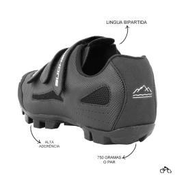 Sapatilha Mtb Ciclismo High One Preta + Pedal Wellgo M919 - Image 3