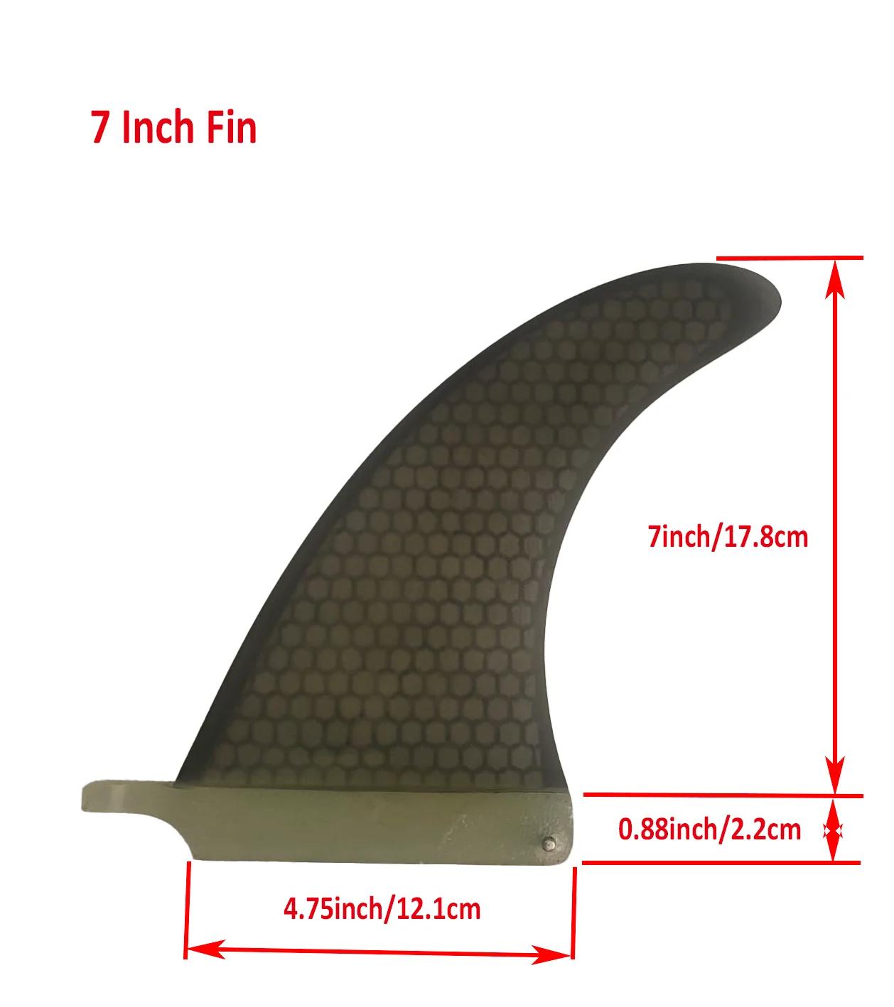 Fiberglass SUP Board Fin para prancha e longboard, acessórios para esportes aquáticos, SUP Honeycomb, 7 ", 8", 9 ", 10" - Image 1