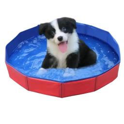 Automático móvel Folding PVC Pet Banheira, piscina de areia do gato, suprimentos de limpeza, incubadora, cão grande e pequeno, novo, 2024 - Image 2