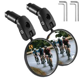 Espelho retrovisor universal para bicicleta, espelho retrovisor ajustável com rotação grande angular para guidão de ciclismo, acessórios para bicicleta de estrada mtb - Image 3