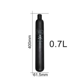 TUXING 4500Psi 300Bar 30Mpa 0.7L 700CC Cilindro de fibra de carbono Tanque HPA Cilindro de gás de alta pressão para caça de mergulho FX M18 * 1.5 - Image 2