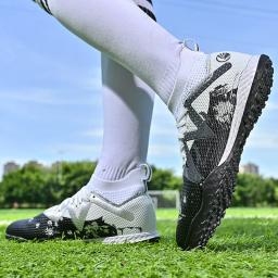 Botas de futebol masculinas tf/fg chuteiras de futebol profissional sapatos de treinamento ao ar livre alta qualidade bota de campo de futebol criança tênis de futebol - Image 5