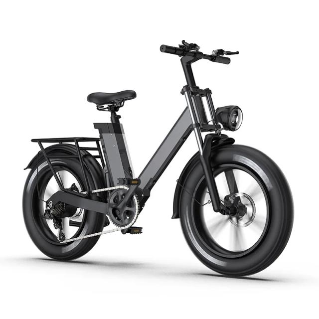 Bateria de lítio para bicicleta de neve de montanha ajuda a homens e mulheres com deslocamento de velocidade variável, bateria leve, bicicleta elétrica