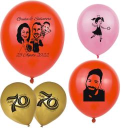 Balões personalizados com personalizado seu próprio logotipo, balões de festa para casamento, aniversário, chuveiro de bebê, publicidade, impressão, 200PCs - Image 4
