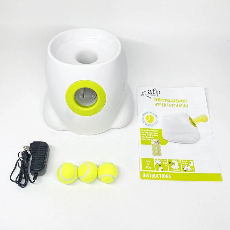 Lançador automático de bola para cachorro, dispositivo de lançamento para animais de estimação, 3/6/9m de seção, emissão com 3 bolas, treinamento para cães - Image 1