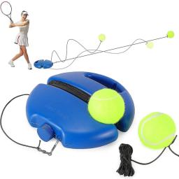Ténis de Treino Aids Base com Corda Elástica, Bola Prática, Self-Duty Rebound, Treinador de Ténis, Parceiro Sparring Dispositivo, Perfeito - Image 3