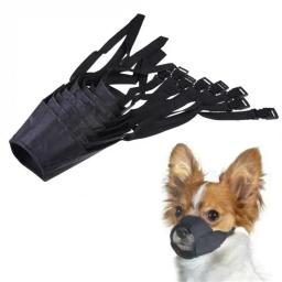 Máscara de mordedor de nylon para animais, 7 tamanhos ajustáveis, mordida macia, boca, focinho, antilatido, segurança, mordedor, proteção para a boca - Image 2