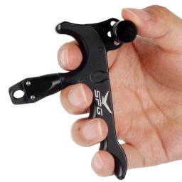 Polegar ajustável Archery pinça de rotação, gatilho Grip, ajuda para arco composto, arco e flecha, arco lançamento, dedo 4 - Image 3