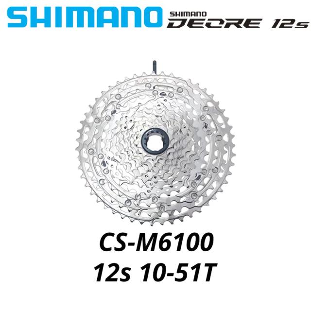 Shimano Deore M6100 Cassete 12 Velocidades 10-51T Micro Spline