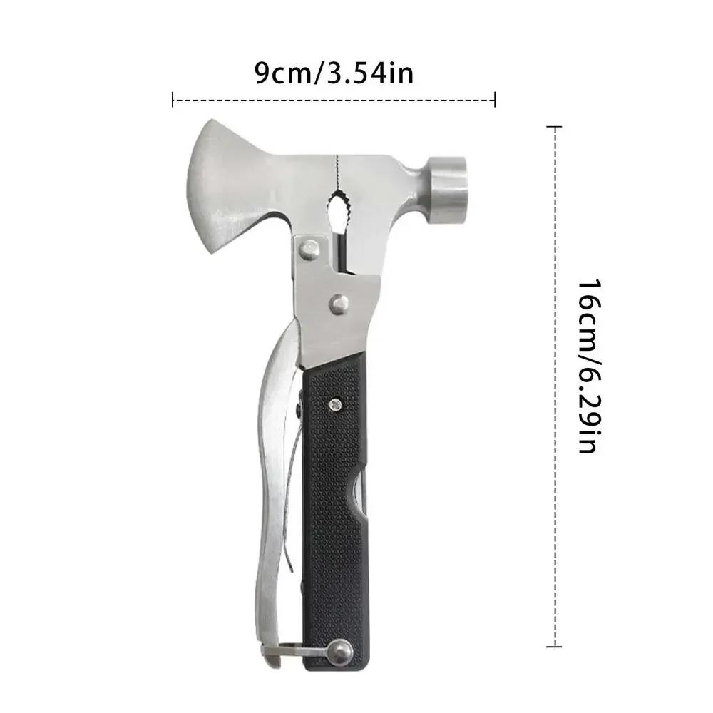 Martelo de segurança multifuncional para homens e mulheres, martelo, quebra-vidro, resgate ao ar livre, emergência Essentials, adequado para camping - Image 1