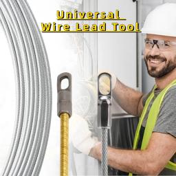 Ferramenta De Dispositivo De Rosqueamento De Fio Universal, Encaminhamento Rápido De Pipeline, Extrator De Cabo Automático Escuro - Image 1
