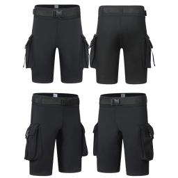 Shorts de mergulho com bolso para homens e mulheres, trajes de neoprene de 3mm, pesca submarina, surf, canoagem, caiaque - Image 1