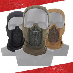 Airsoft balaclava tático para paintball, máscara facial completa, respirável, para caça ao ar livre, wargame, proteção cs - Image 1