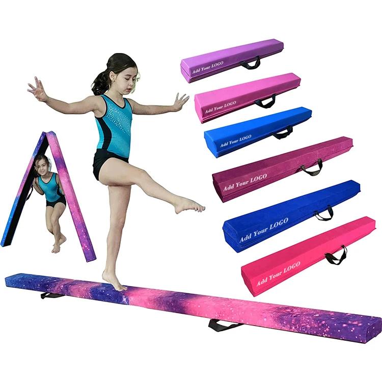 Feixe de Equilíbrio Antiderrapante para Ginástica, Dobrável, Tamanho Personalizado, Cor do Logotipo, Treinamento Infantil, Casa e Ginásio Uso - Image 1