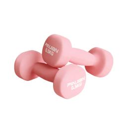 Haltere de neoprene para mulheres, equipamentos fitness, treinamento muscular do braço, musculação, 1kg, 2pcs - Image 4