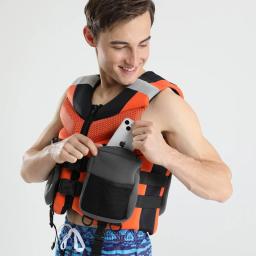 Colete salva-vidas adulto com bolso extra grande, grande flutuabilidade para pesca e atividades ao ar livre - Image 2