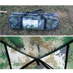 Camuflagem Chuva Tarp Proof para 2 Pessoas, Outdoor Camping Tendas, Ventilação Janela, Malha, Caminhadas e Acessórios de Viagem - Image 2