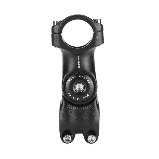 Bicicleta Ajustável com Guiador Stem, Ângulo Variável de ±60/30° para MTB e Bike de Estrada, Adaptador de Garfo Frontal, 25.4mm e 31.8mm