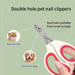 Profissional Nail Clippers para Pet, Aparador de aço inoxidável para pequenos gatos e cães, Puppy Claws Cutter, Grooming Accessories - Image 2