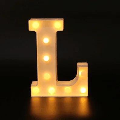 Luzes LED Decorativas em Formato de Letras: Perfeitas para Casamentos, Aniversários e Festas de Natal