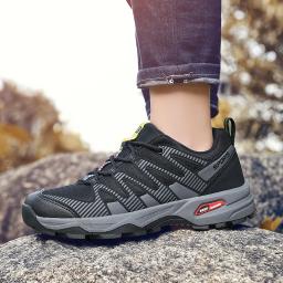 Sapatos de caminhada ao ar livre para homens, botas de trekking, tênis de escalada, caminhadas esportivas, jogging respirável, turismo de campismo, novo - Image 5