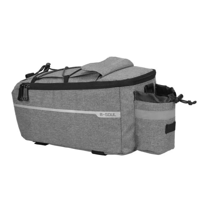 Saco Impermeável de Transporte para Bicicleta com Cesta Traseira e Bolsa de Ombro, Capacidade de 13L