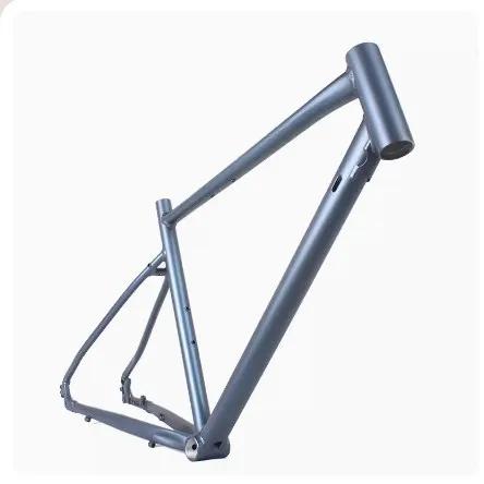 Quadro de Bicicleta de Estrada 700C Liga de Alumínio Freio a Disco Cascalho Off-Road com Garfos Dianteiros