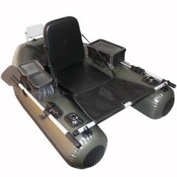 Inflável pesca barco barriga barco com armazenamento bolsos, alças ajustáveis e suporte para Trolling Motor Kayak - Image 1
