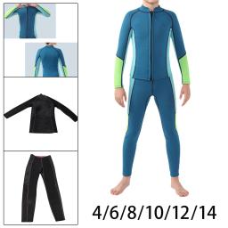 Terno molhado de neoprene impermeável para crianças, traje de mergulho, maiôs térmicos, meninos e meninas, esportes aquáticos, caiaque, criança, 3,5mm - Image 2