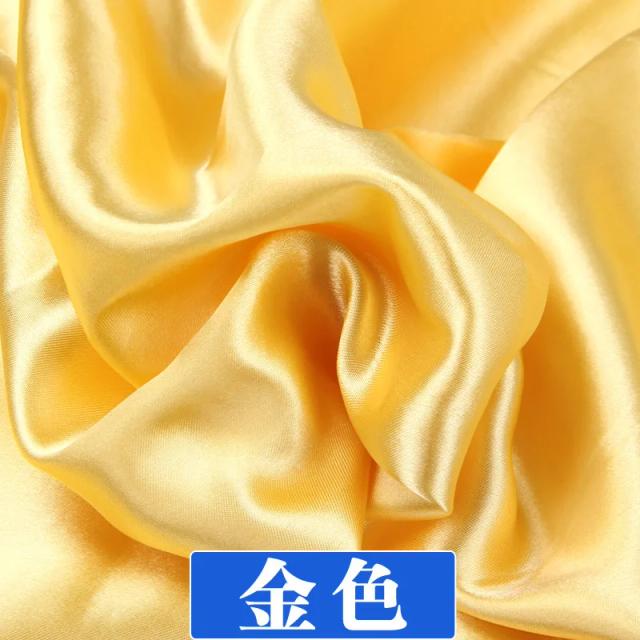 Tecido de Cetim Leite Brocado de Seda Juwensilk 100cm x 150cm em 16 Cores com Caixa de Presente e Forro para Vestido
