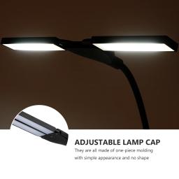 Lâmpada regulável para piano, proteção para os olhos, plug-in USB, toque tipo clipe especial, LED inteligente, prática de mesa, abs, luz suave - Image 4
