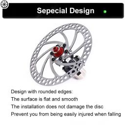 Rotor de freio a disco de vela mtb, rotor flutuante de bicicleta, dissipação de calor, rotor de aço inoxidável 140/160mm, 180/203mm, acessórios de ciclismo - Image 4