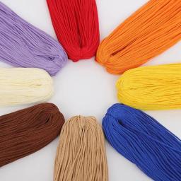 Fio De Tricô Misturado De Seda De Gelo, Fio para Handmade Chapéus Cestas Artesanato, Artesanato e Material De Costura, 100m - Image 4