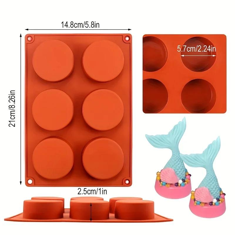 Molde De Silicone Em Forma De Cilindro, Molde De Sabão, Chocolate, Biscoito Coberto, DIY, Geléia, Pudim, Doces, Bolo de Cozinha, Panela - Image 1