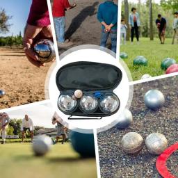 Conjunto de bolas de gravura metálica reflexiva, Petanca Boule para Piquenique, Jogos ao ar livre, Elegante, fácil de identificar - Image 5