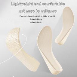 Palmilhas para Sapatos Respirável Aumentar Salto Inserir Almofada Almofada Unisex Altura Aumento Palmilha Boost Homem Sapatos das Mulheres Sneakers Novo - Image 3
