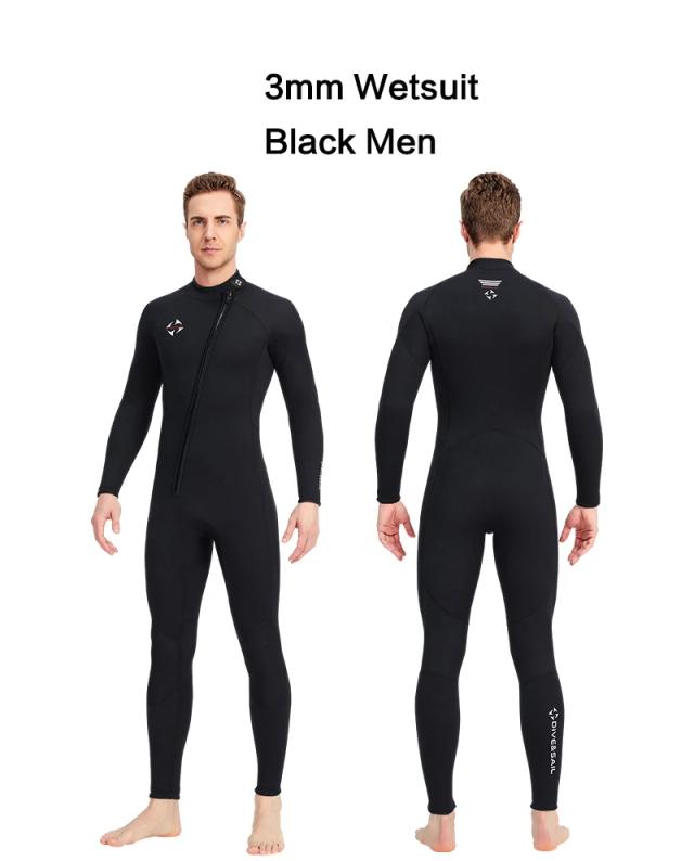 Fato de Neoprene Premium 3mm para Homens e Mulheres - Roupa Térmica Ideal para Surf, Mergulho, Pesca e Kitesurf