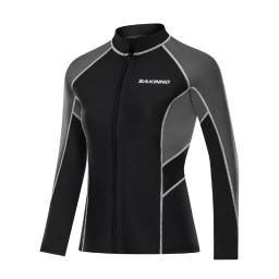 Camisa de manga comprida neoprene para homens e mulheres, jaqueta ou calça wetsuit, surf, caiaque, natação, mergulho, canoagem, 2mm, 3mm - Image 1