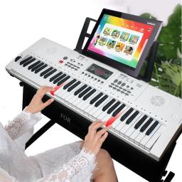 Multifuncional 61 chave de órgão eletrônico crianças adultas piano meninos e meninas ensino teclado midi instrumento musical aa50eo - Image 3