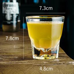 Garrafa estética com fundo grosso, Copos de vinho, Bebidas espirituosas, Canecas de cerveja, Tequila Spirit Glass, 145ml - Image 2