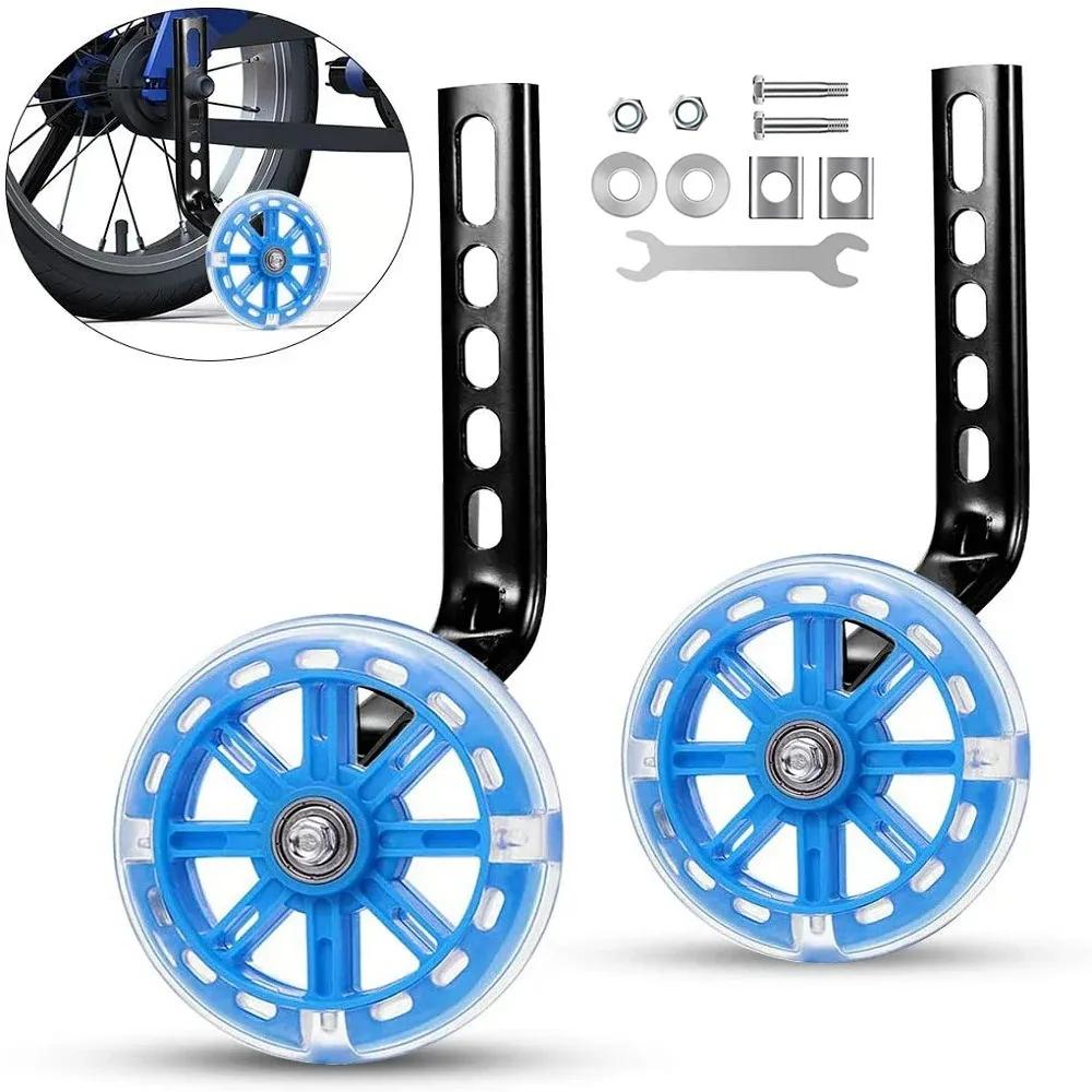 Estabilizador de rodas para crianças, Flash Mute, kit de bicicleta montado para meninos e meninas, 12, 14, 16, 18, 20 Polegada - Image 1