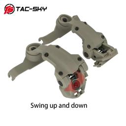 TAC-SKY 360 °   Adaptador de capacete tático rotativo, montagem em trilho de arco, compatível com fone de ouvido tático msa sordin - Image 5
