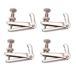 Cobre e níquel liga sintonizador para violino, acessórios para 3/4, 4/4 tamanho, 4pcs - Image 3
