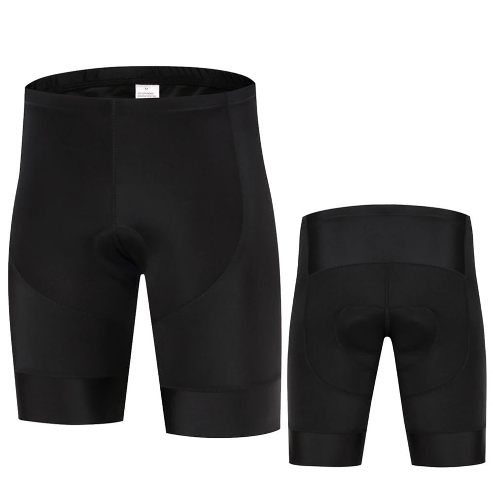 Calções de ciclismo preto para homens, calças justas de bicicleta MTB, respirável, secagem rápida, shorts acolchoados de gel 19D, verão - Image 1