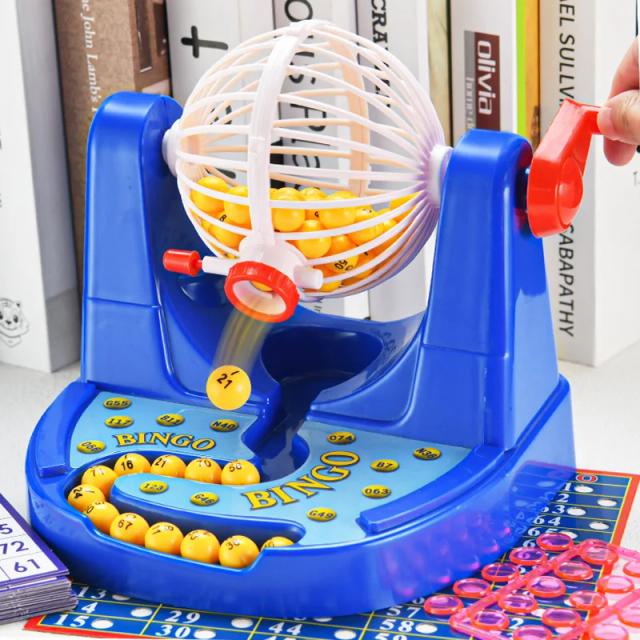 Conjunto Deluxe de Bingo em Cage, Jogo Interativo de Festa em Família para Crianças