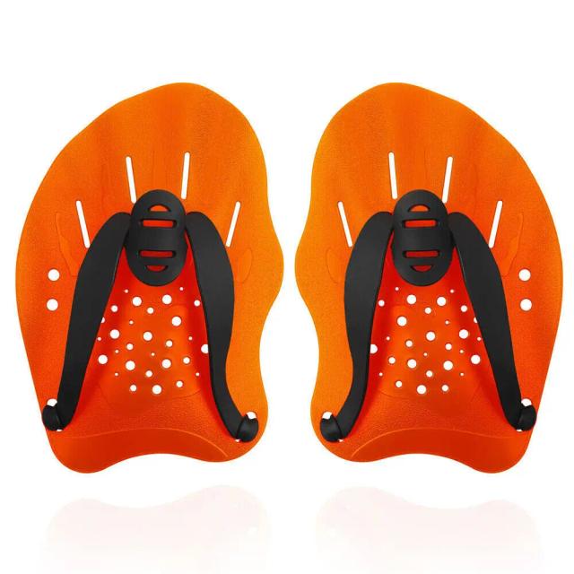 Nadadeiras de Natação Ajustáveis com Luvas Hand Webbed para Treinamento - Ideal para Homens, Mulheres e Crianças - 1 Par