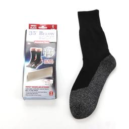 1/2 pares de inverno auto-aquecimento meias para homens mulher térmica aquecida meias elásticas anti-derrapante meias ao ar livre tubo de esqui meia pé mais quente - Image 5